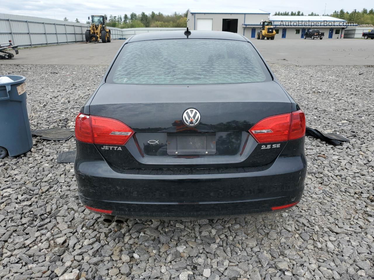 2011 Volkswagen Jetta Se Black vin: 3VWDZ7AJ4BM304419