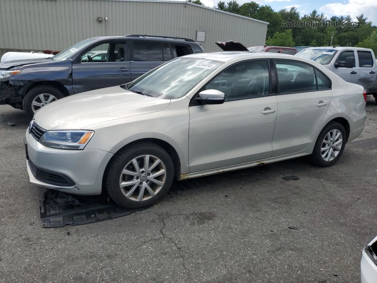 2011 Volkswagen Jetta Se Silver vin: 3VWDZ7AJ4BM338893