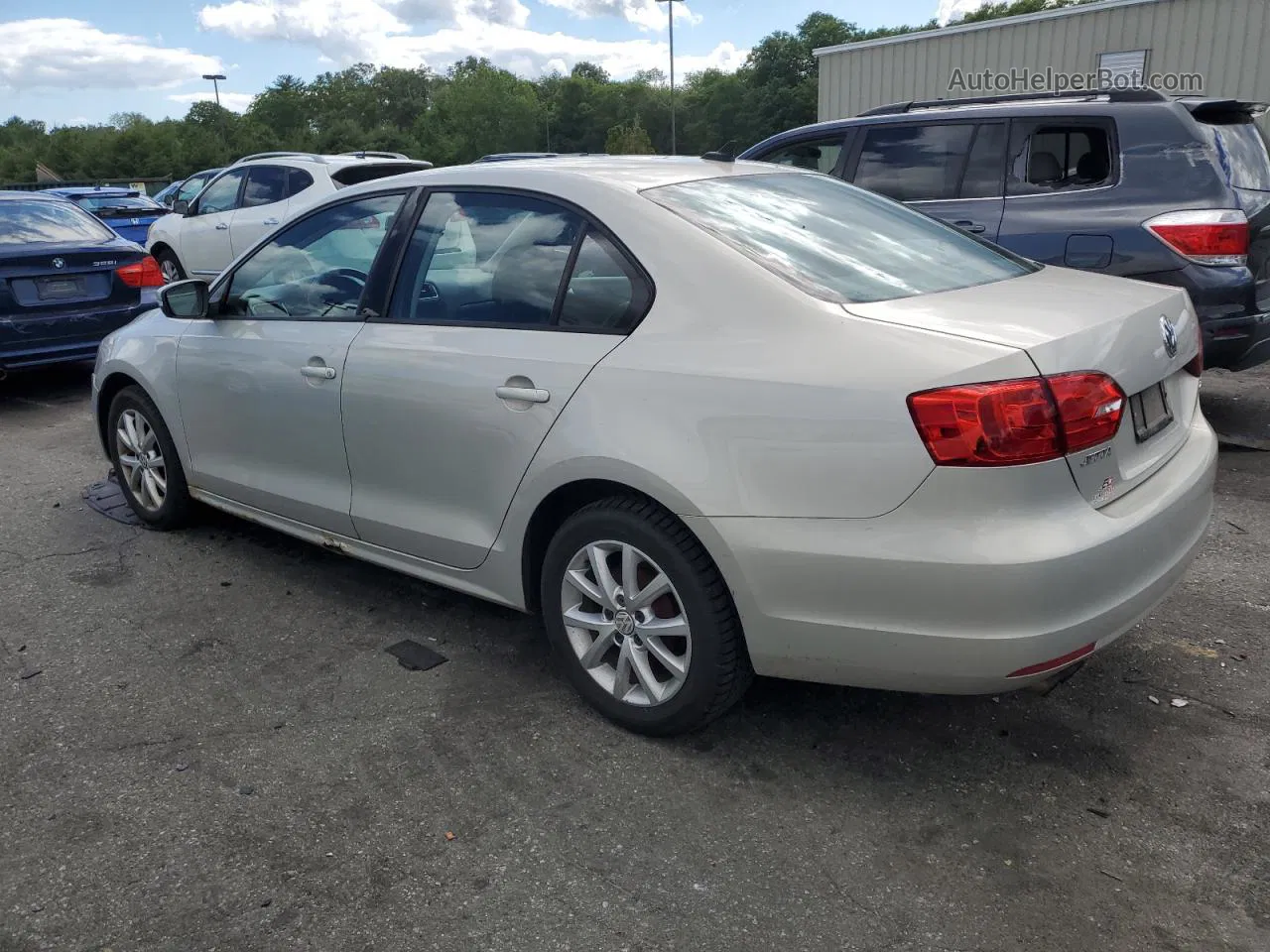 2011 Volkswagen Jetta Se Silver vin: 3VWDZ7AJ4BM338893