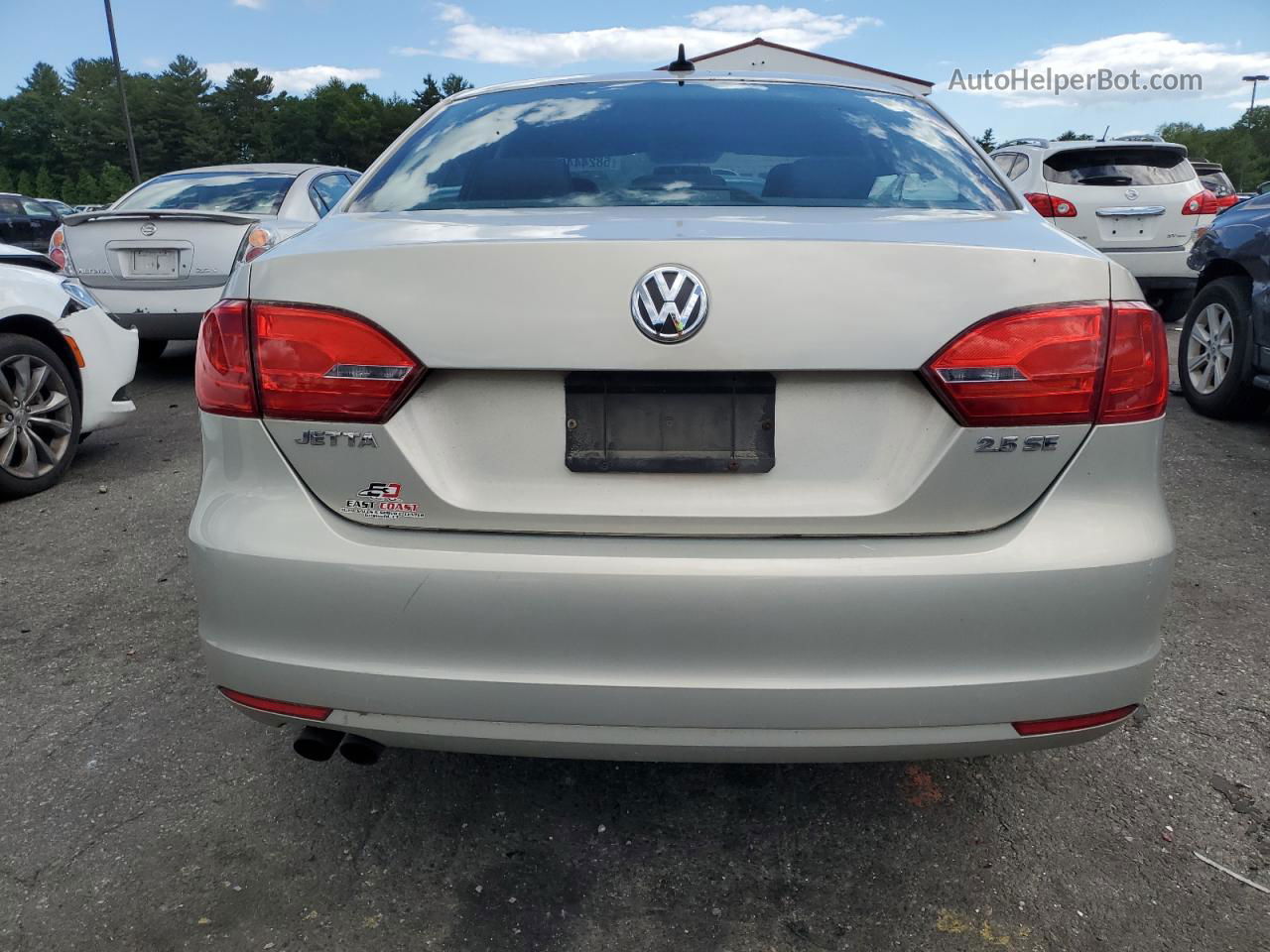 2011 Volkswagen Jetta Se Silver vin: 3VWDZ7AJ4BM338893