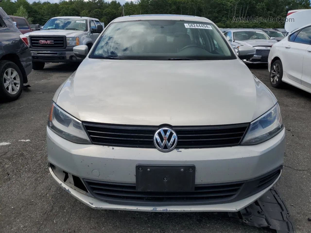 2011 Volkswagen Jetta Se Silver vin: 3VWDZ7AJ4BM338893