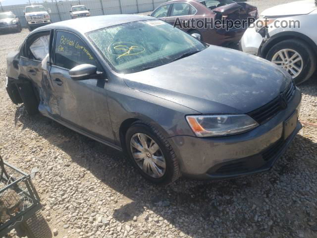 2011 Volkswagen Jetta Se Gray vin: 3VWDZ7AJ4BM370341