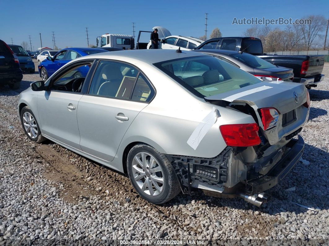 2011 Volkswagen Jetta 2.5l Se Silver vin: 3VWDZ7AJ4BM381176