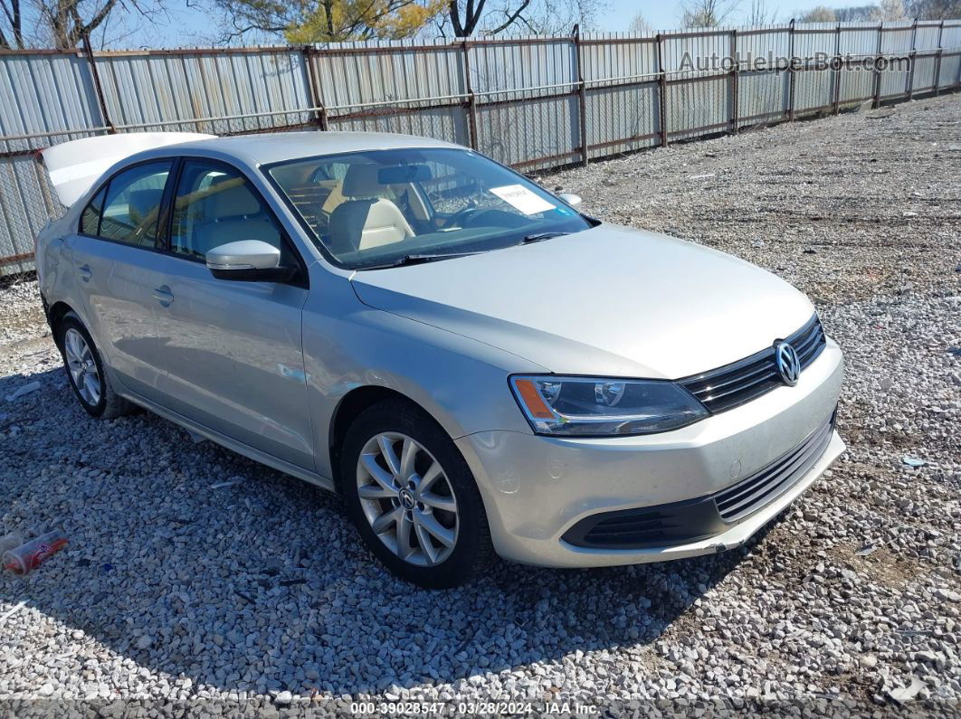 2011 Volkswagen Jetta 2.5l Se Silver vin: 3VWDZ7AJ4BM381176