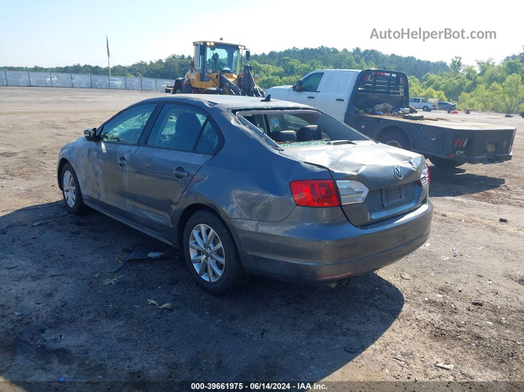 2011 Volkswagen Jetta 2.5l Se Gray vin: 3VWDZ7AJ5BM339650