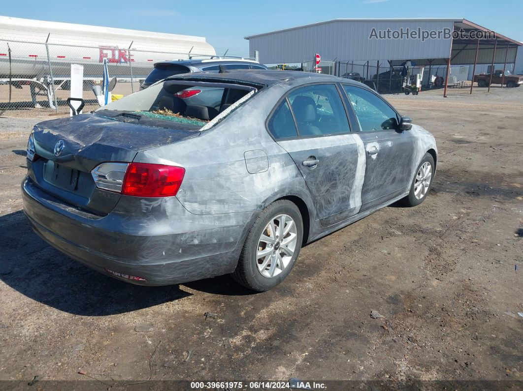 2011 Volkswagen Jetta 2.5l Se Gray vin: 3VWDZ7AJ5BM339650