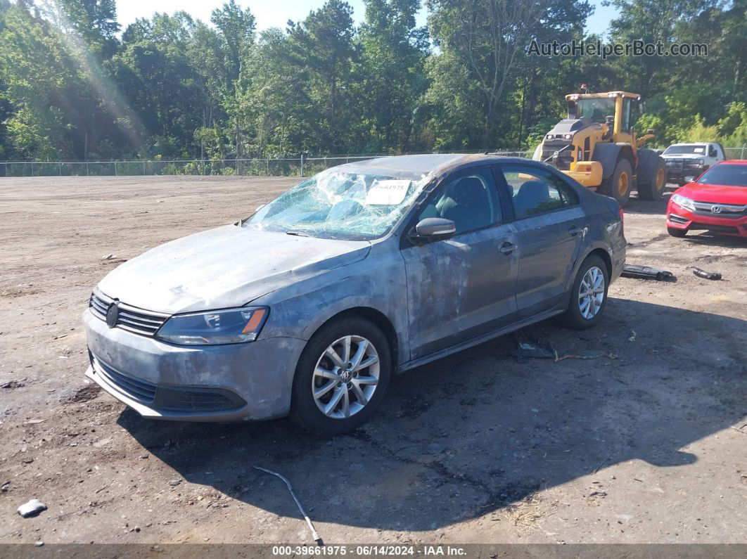 2011 Volkswagen Jetta 2.5l Se Gray vin: 3VWDZ7AJ5BM339650