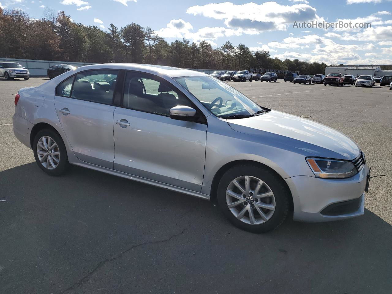 2011 Volkswagen Jetta Se Серебряный vin: 3VWDZ7AJ5BM352298