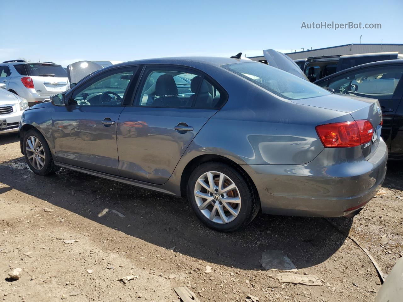 2011 Volkswagen Jetta Se Gray vin: 3VWDZ7AJ5BM376178