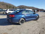 2011 Volkswagen Jetta Se Синий vin: 3VWDZ7AJ6BM018071