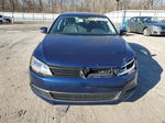 2011 Volkswagen Jetta Se Синий vin: 3VWDZ7AJ6BM018071