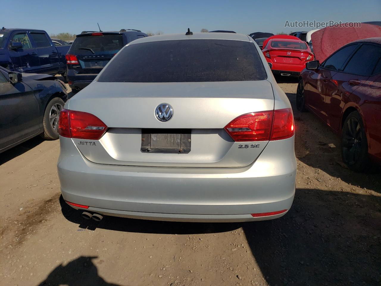 2011 Volkswagen Jetta Se Silver vin: 3VWDZ7AJ6BM021164