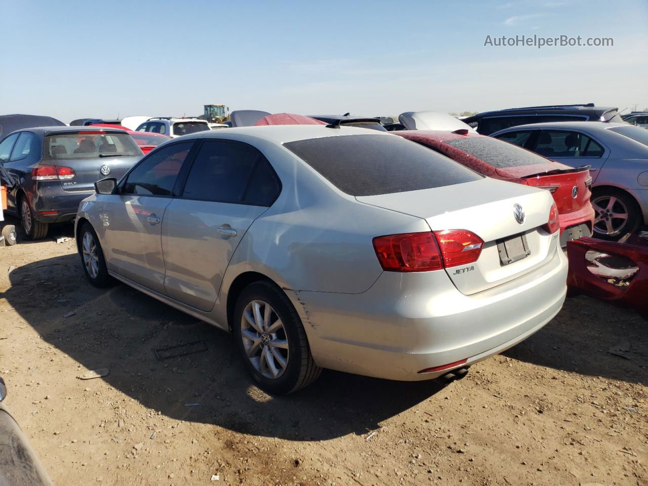 2011 Volkswagen Jetta Se Silver vin: 3VWDZ7AJ6BM021164