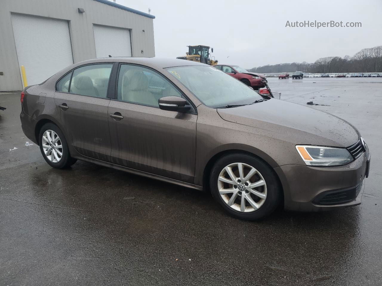 2011 Volkswagen Jetta Se Brown vin: 3VWDZ7AJ6BM325465