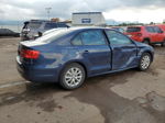 2011 Volkswagen Jetta Se Blue vin: 3VWDZ7AJ7BM018631