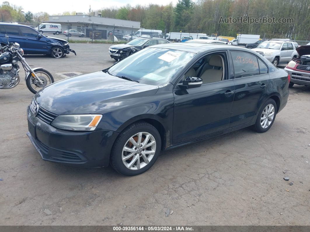 2011 Volkswagen Jetta 2.5l Se Black vin: 3VWDZ7AJ7BM338256