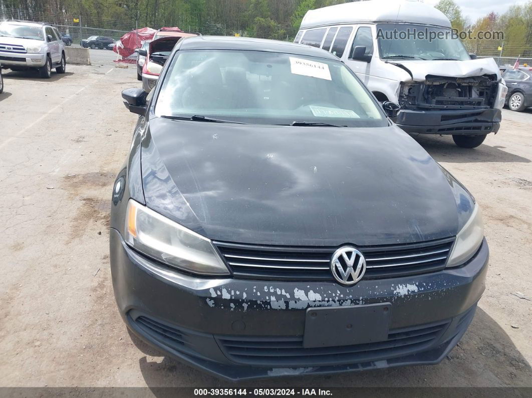 2011 Volkswagen Jetta 2.5l Se Black vin: 3VWDZ7AJ7BM338256