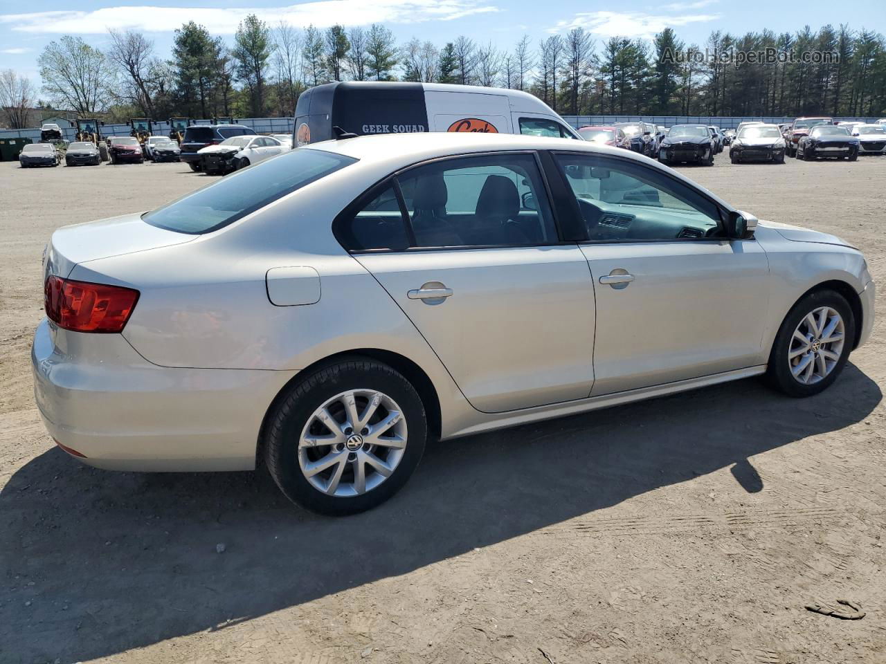 2011 Volkswagen Jetta Se Серебряный vin: 3VWDZ7AJ7BM347149