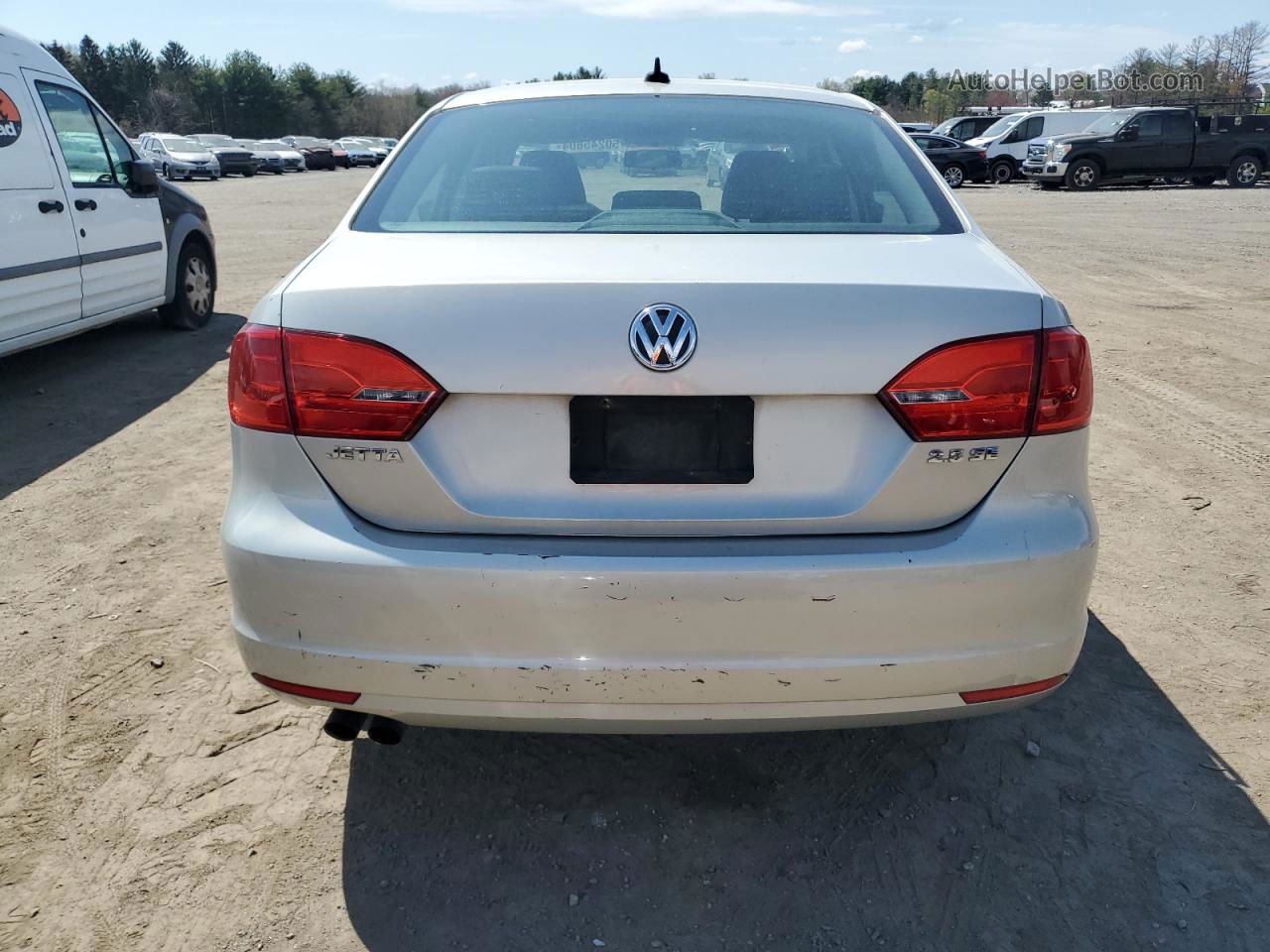 2011 Volkswagen Jetta Se Silver vin: 3VWDZ7AJ7BM347149