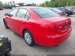 2011 Volkswagen Jetta 2.5l Se Red vin: 3VWDZ7AJ8BM062623