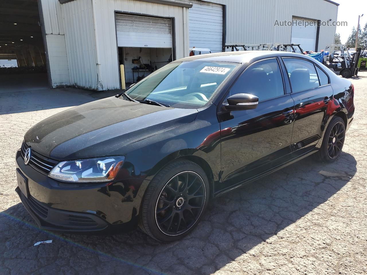 2011 Volkswagen Jetta Se Black vin: 3VWDZ7AJ8BM308859