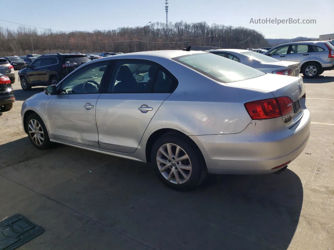 2011 Volkswagen Jetta Se Silver vin: 3VWDZ7AJ8BM336726