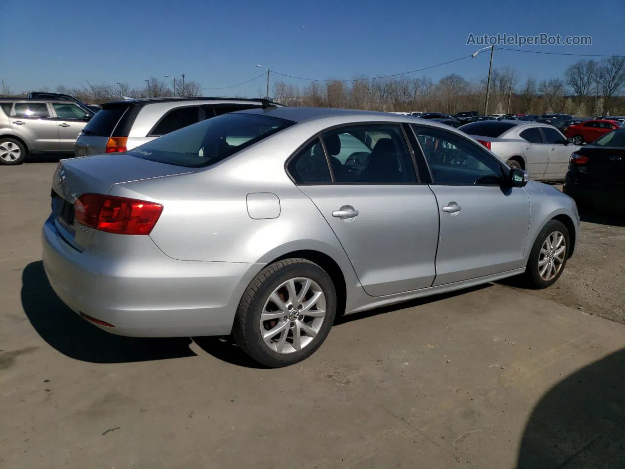 2011 Volkswagen Jetta Se Silver vin: 3VWDZ7AJ8BM336726