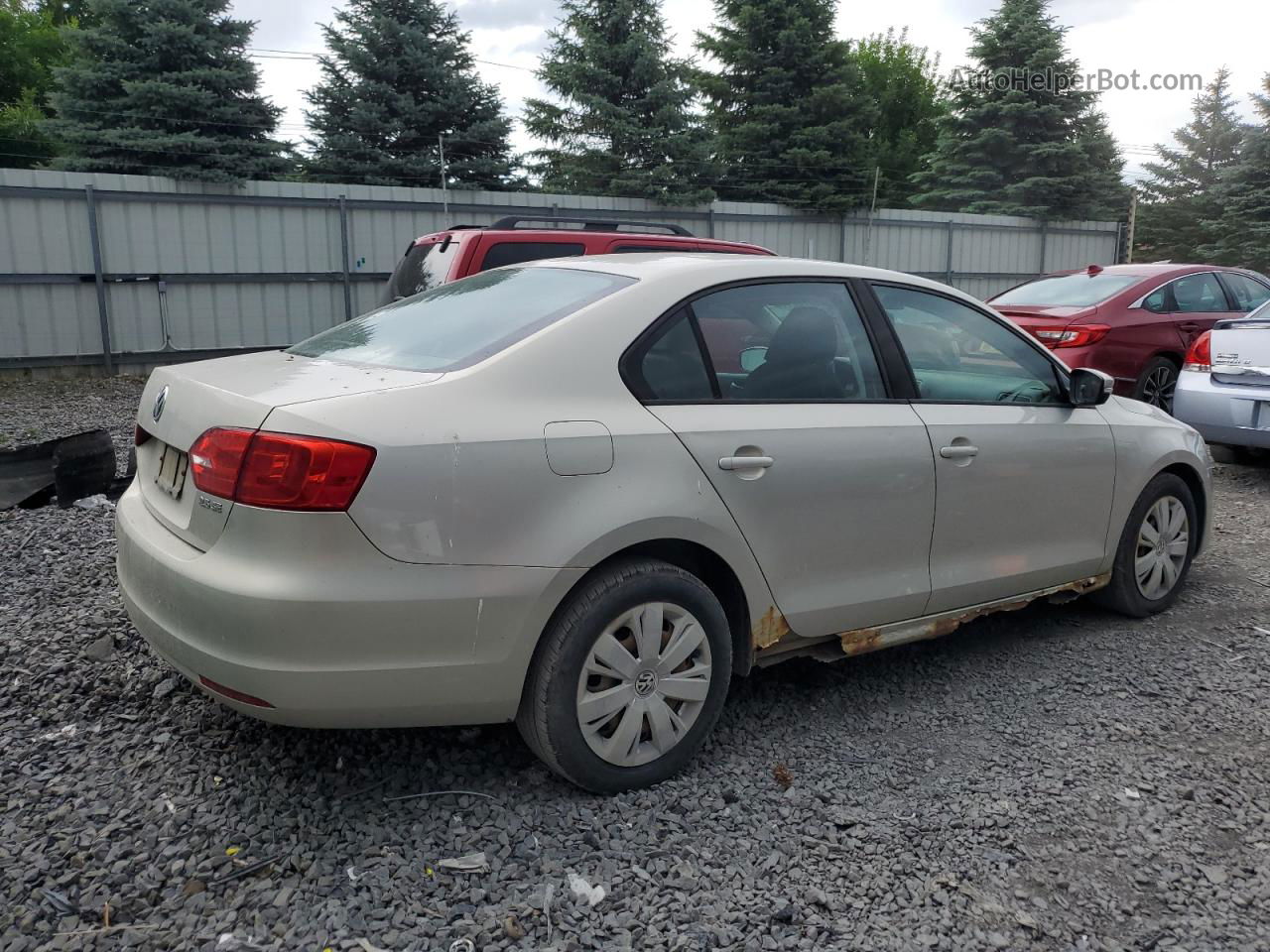 2011 Volkswagen Jetta Se Серый vin: 3VWDZ7AJ8BM346558