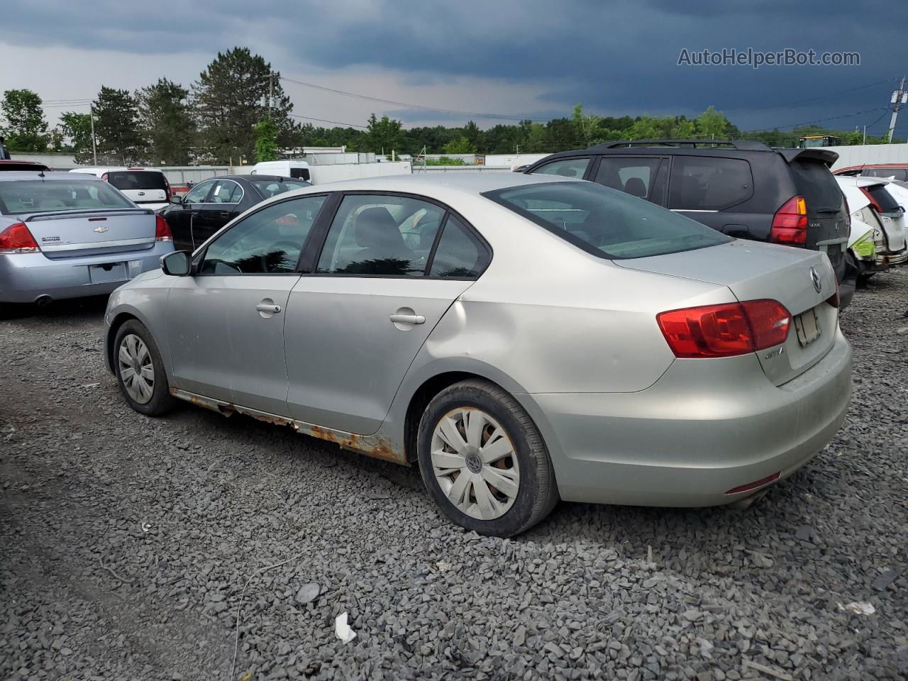 2011 Volkswagen Jetta Se Серый vin: 3VWDZ7AJ8BM346558