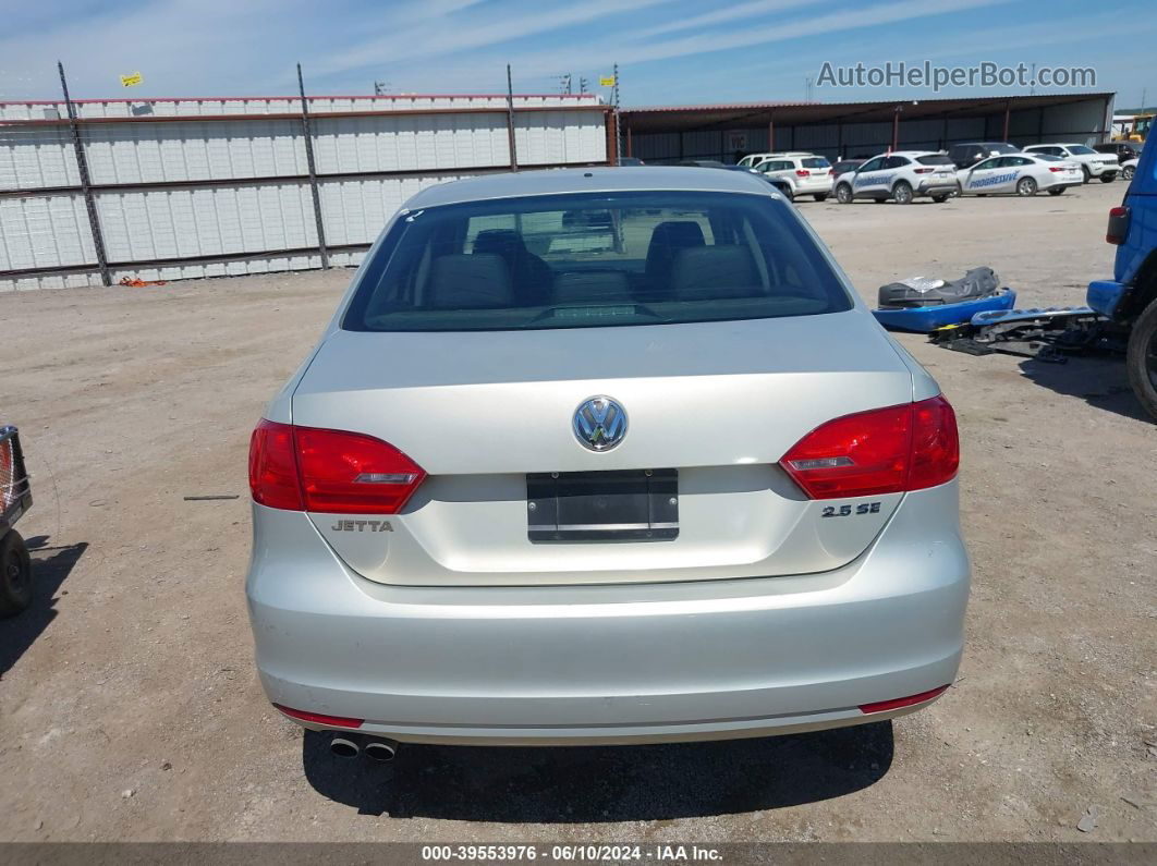 2011 Volkswagen Jetta 2.5l Se Silver vin: 3VWDZ7AJ8BM348715