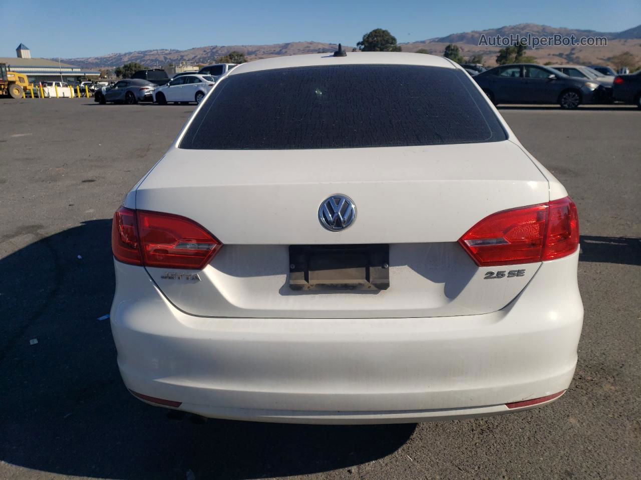 2011 Volkswagen Jetta Se White vin: 3VWDZ7AJ8BM391659