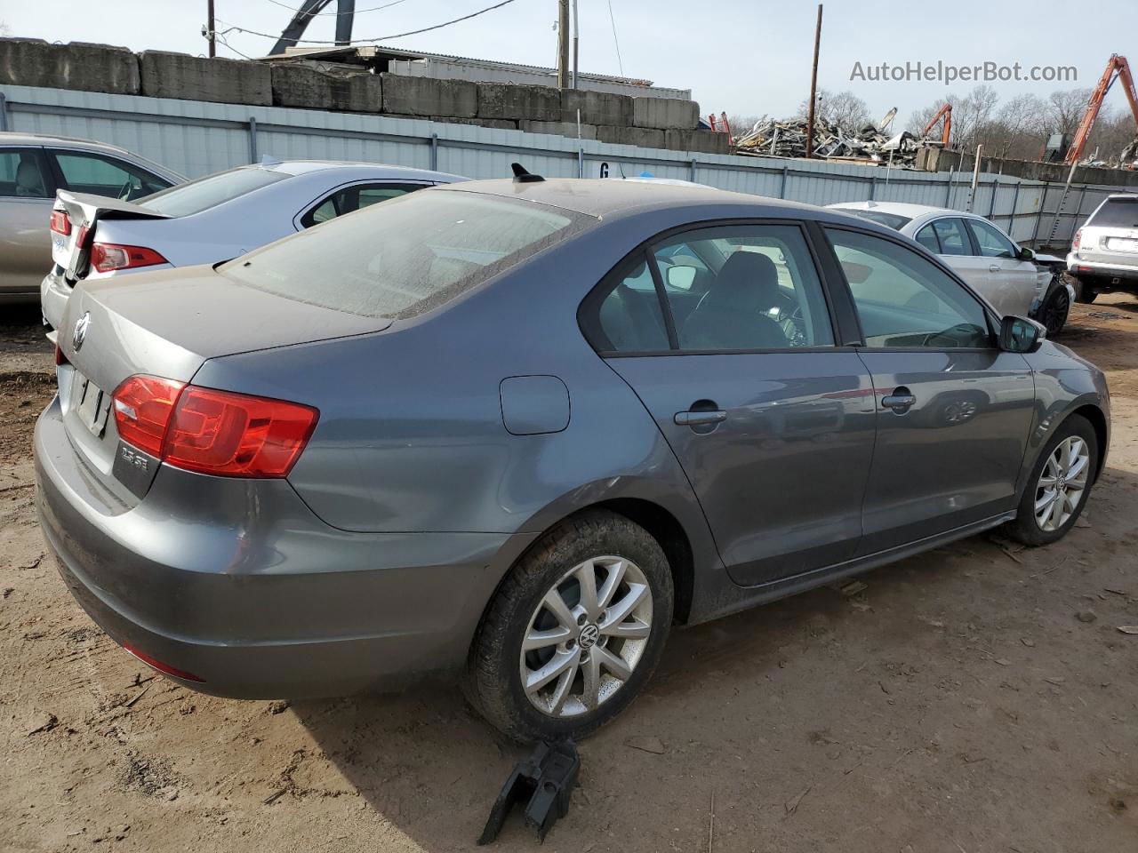 2011 Volkswagen Jetta Se Gray vin: 3VWDZ7AJ9BM306019