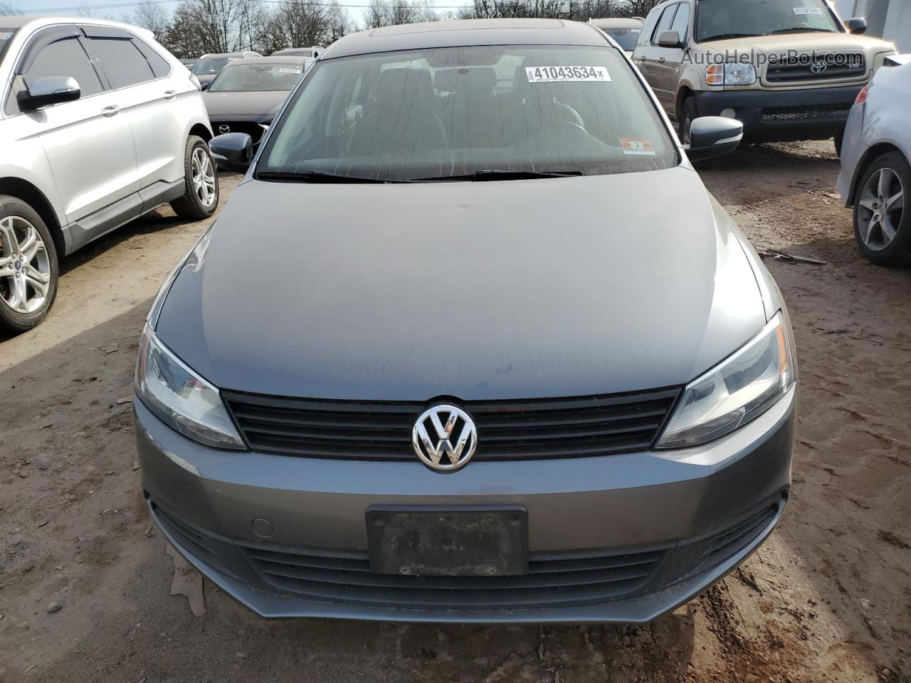 2011 Volkswagen Jetta Se Серый vin: 3VWDZ7AJ9BM306019