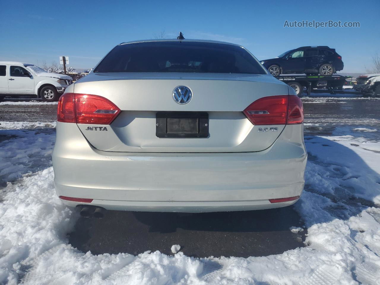 2011 Volkswagen Jetta Se Silver vin: 3VWDZ7AJXBM309737