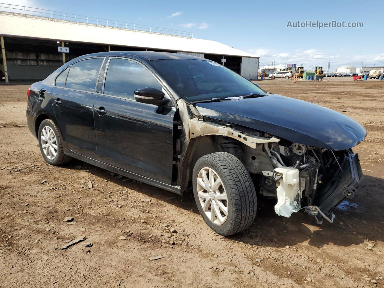 2011 Volkswagen Jetta Se Black vin: 3VWDZ7AJXBM315862