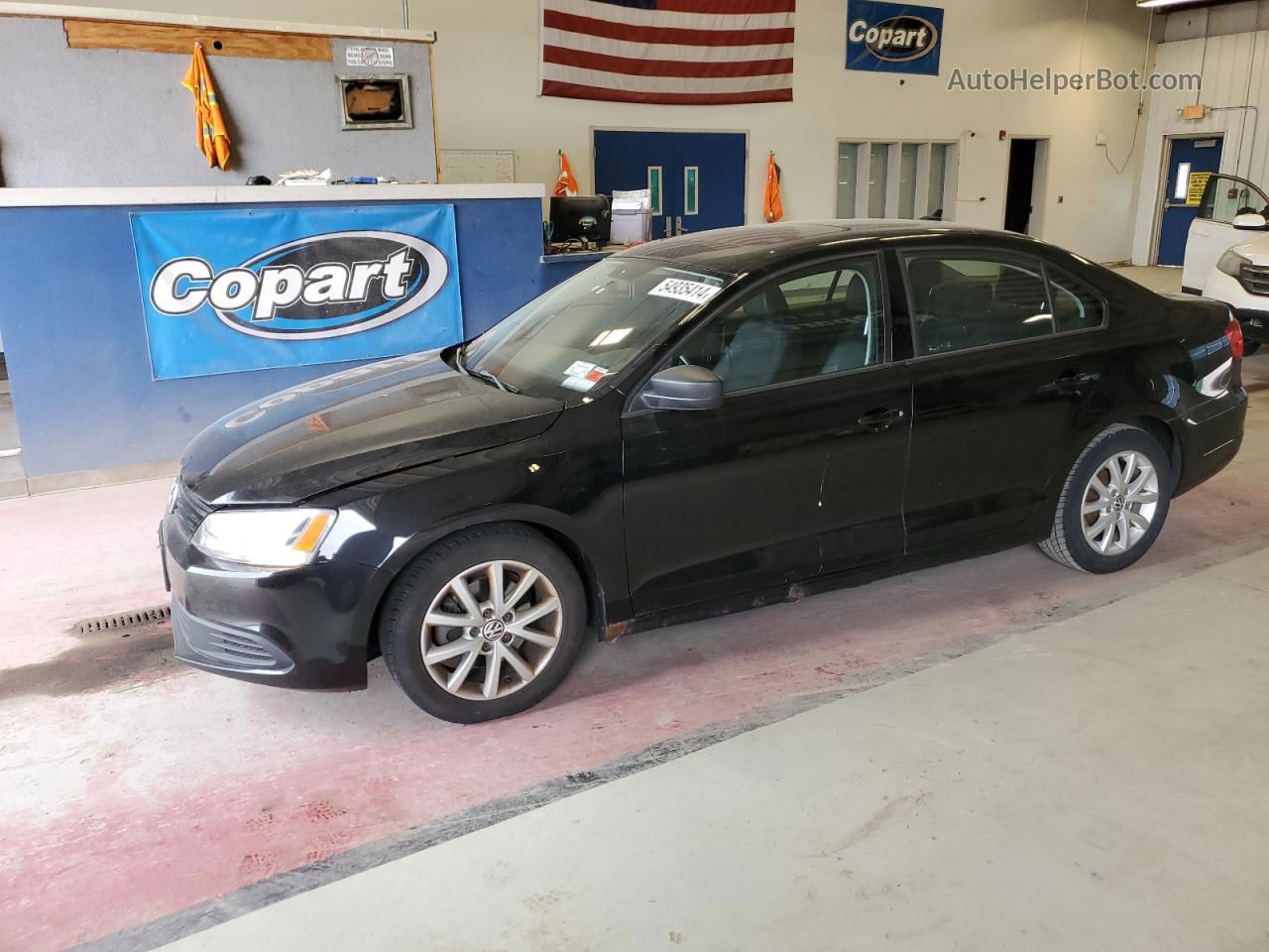 2011 Volkswagen Jetta Se Black vin: 3VWDZ7AJXBM351048