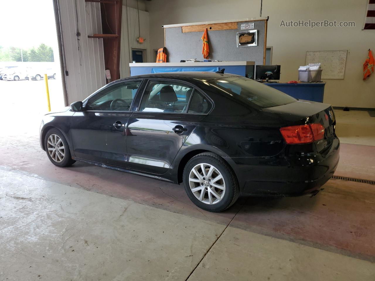 2011 Volkswagen Jetta Se Black vin: 3VWDZ7AJXBM351048