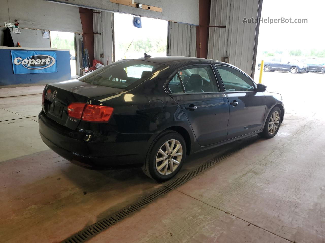 2011 Volkswagen Jetta Se Black vin: 3VWDZ7AJXBM351048