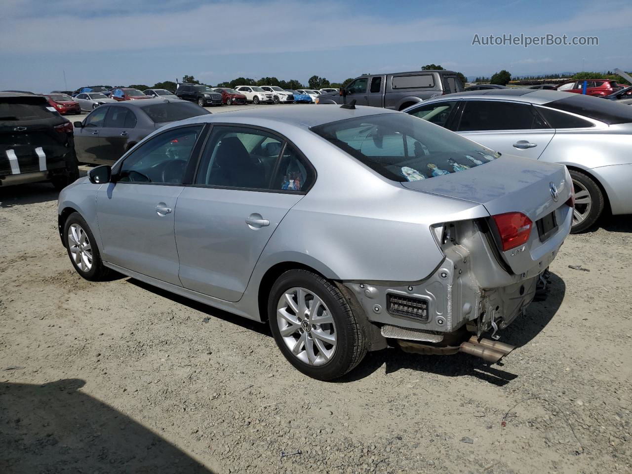 2011 Volkswagen Jetta Se Silver vin: 3VWDZ7AJXBM371574