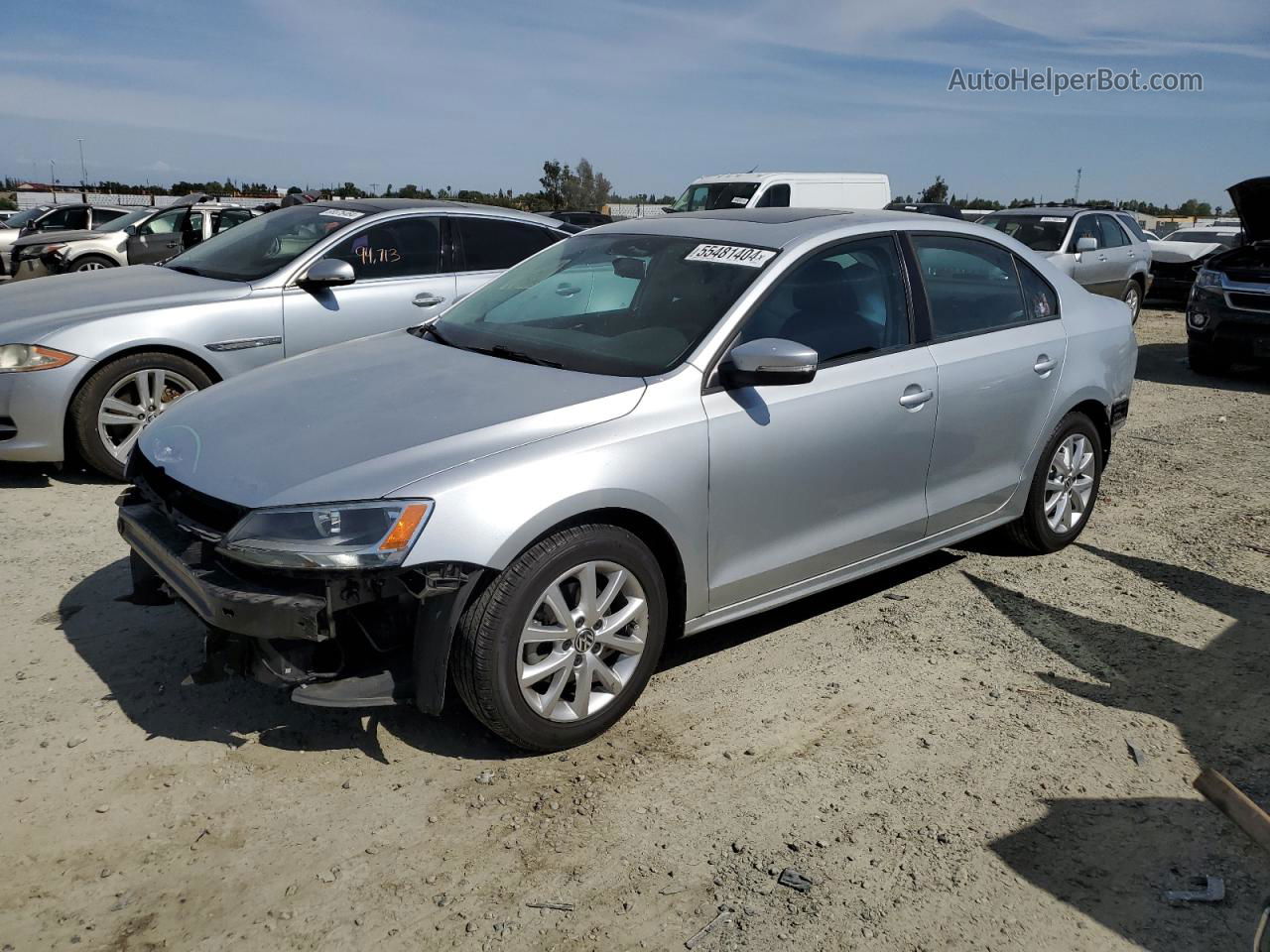 2011 Volkswagen Jetta Se Silver vin: 3VWDZ7AJXBM371574