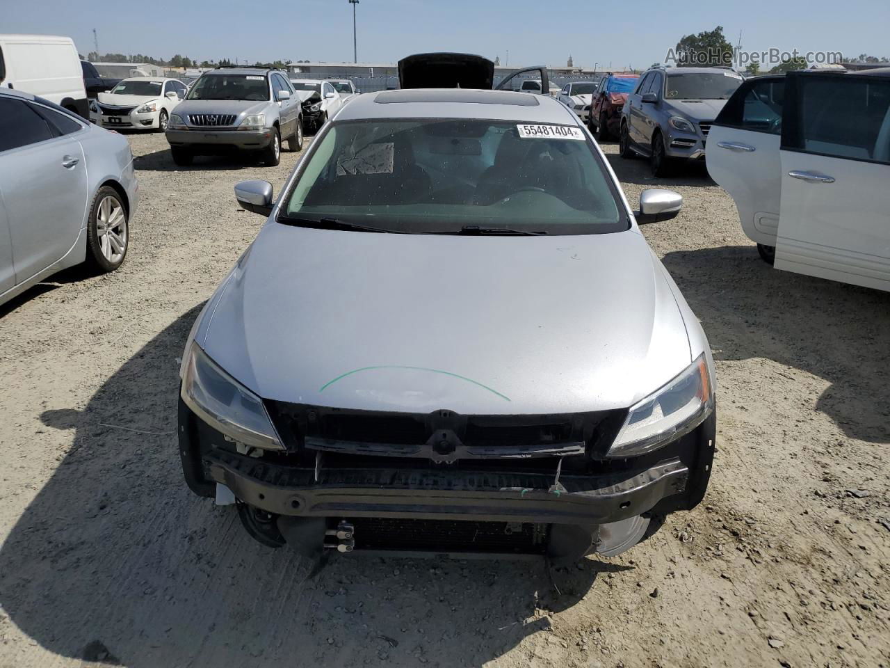 2011 Volkswagen Jetta Se Silver vin: 3VWDZ7AJXBM371574