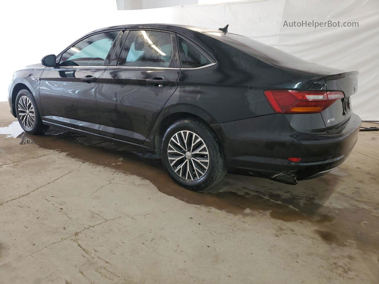 2019 Volkswagen Jetta Sel Black vin: 3VWE57BU0KM086732