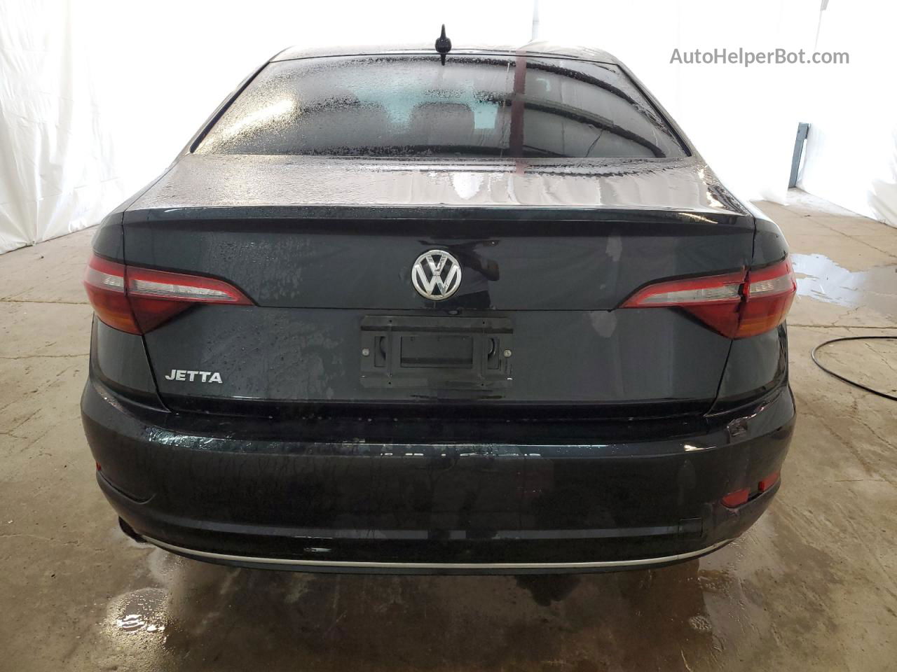 2019 Volkswagen Jetta Sel Черный vin: 3VWE57BU0KM086732