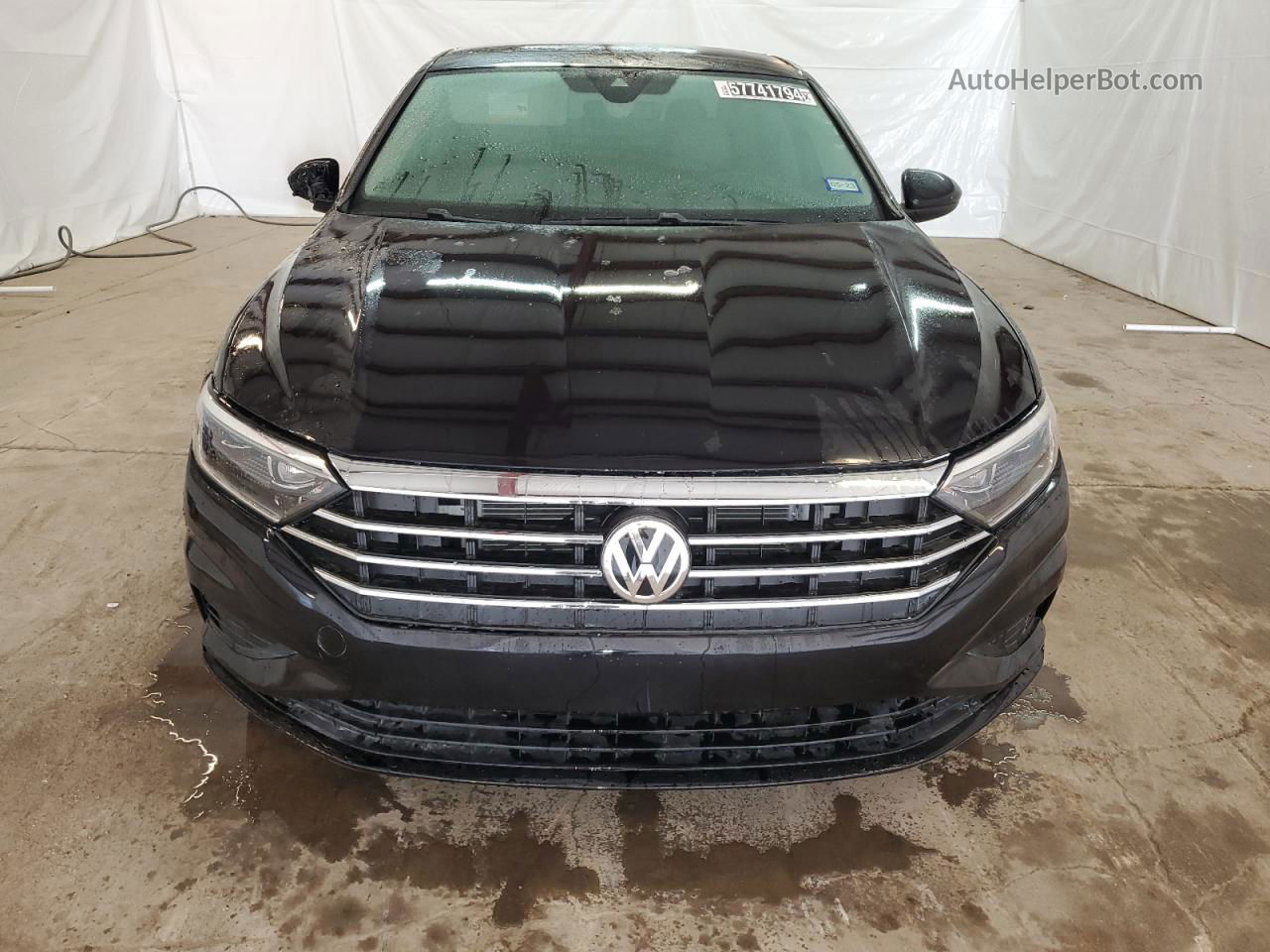 2019 Volkswagen Jetta Sel Black vin: 3VWE57BU0KM086732