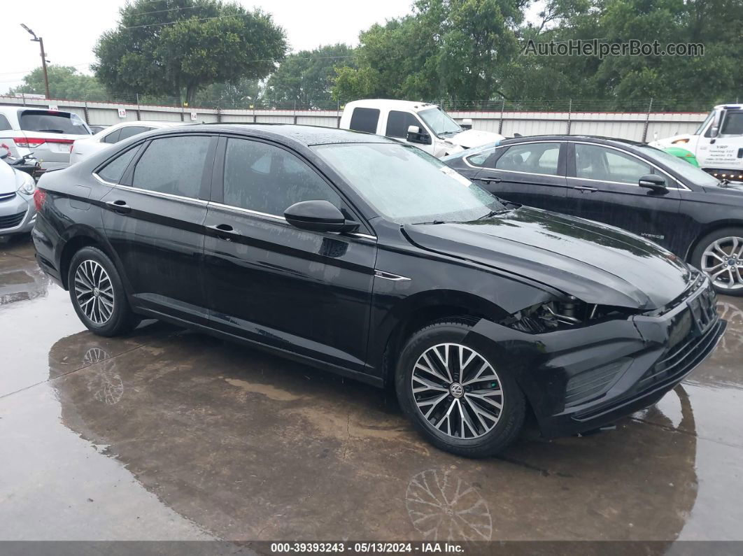 2019 Volkswagen Jetta 1.4t Sel Черный vin: 3VWE57BU0KM228609