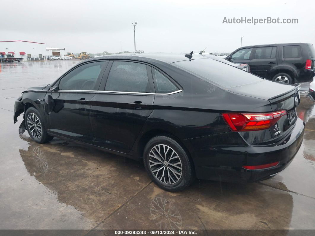 2019 Volkswagen Jetta 1.4t Sel Черный vin: 3VWE57BU0KM228609