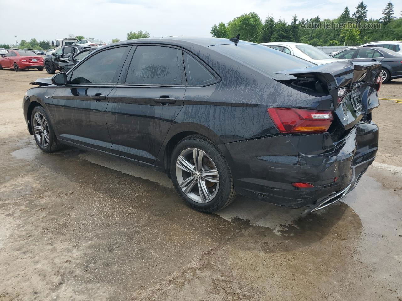 2019 Volkswagen Jetta Sel Black vin: 3VWE57BU0KM273842