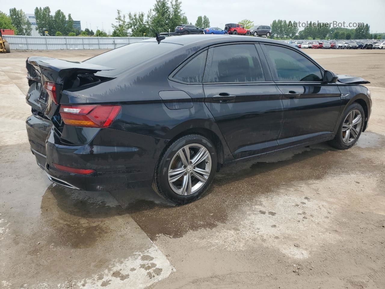 2019 Volkswagen Jetta Sel Black vin: 3VWE57BU0KM273842