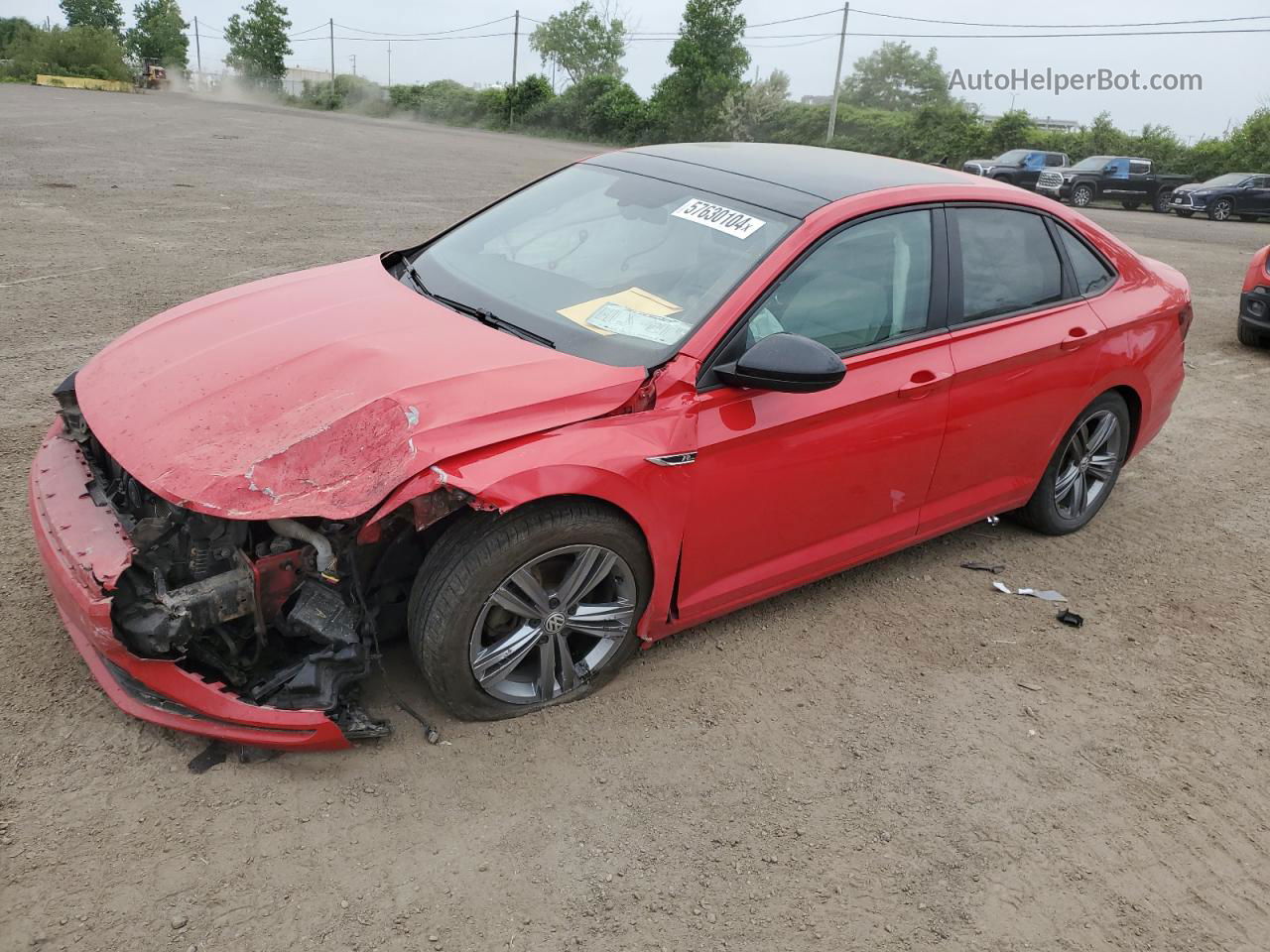 2019 Volkswagen Jetta Sel Red vin: 3VWE57BU1KM137610