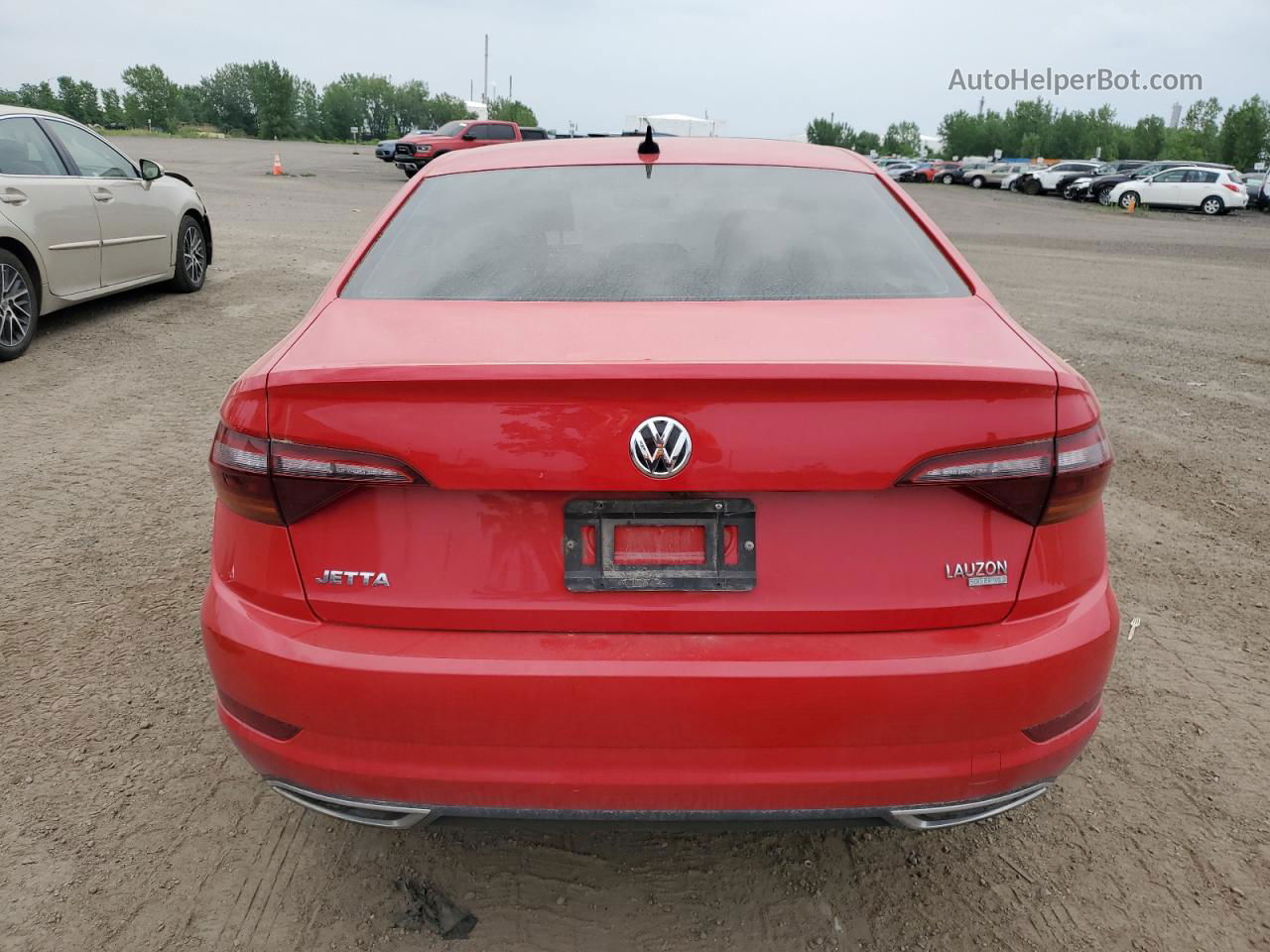 2019 Volkswagen Jetta Sel Red vin: 3VWE57BU1KM137610